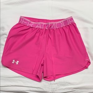 Under Armour Pink Athletic Shorts